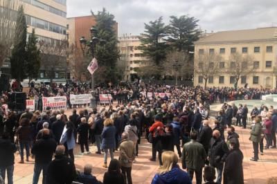 Cuenca se moviliza contra el Plan X Cuenca y el desmantelamiento del tren convencional