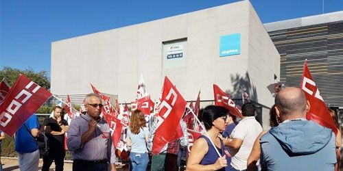 CCOO cifra en un 50 por ciento el seguimiento de la huelga Digitex-Talavera