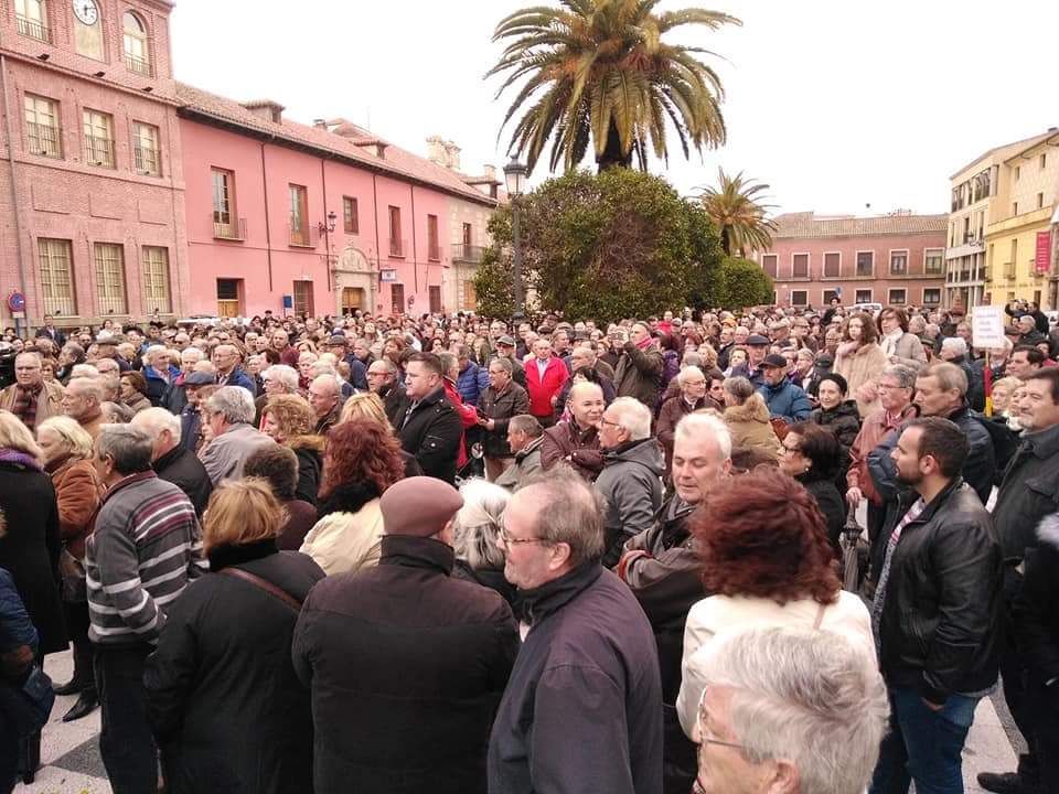 La Plataforma de Jubilados de Talavera exige pensiones dignas y dicen 'no al 0,25%'