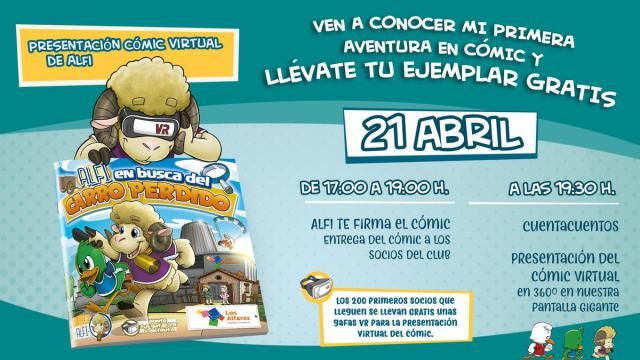 Alfi, la mascota de Los Alfares tendrá su propio cómic