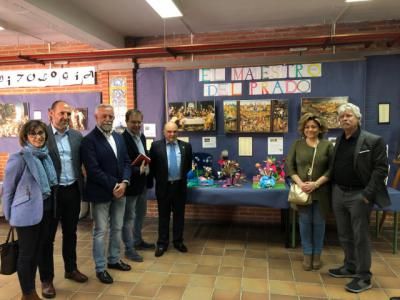 Javier Sierra inaugura en el IES Puerta de Cuartos la exposición sobre el II Centenario del Museo del Prado