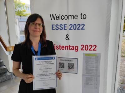 Premio internacional para una exalumna del IES Ribera del Tajo de Talavera