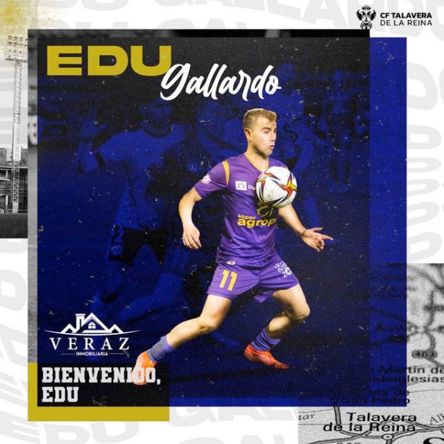 Edu Gallardo, nuevo fichaje del CF Talavera