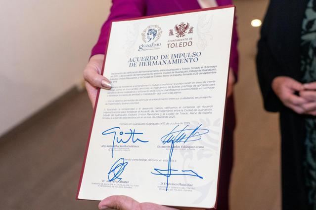 Toledo y Guanajuato firman un acuerdo histórico para fortalecer su vínculo