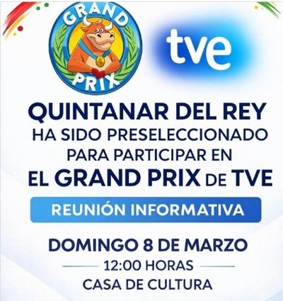 Quintanar del Rey se moviliza para competir en el Grand Prix de TVE