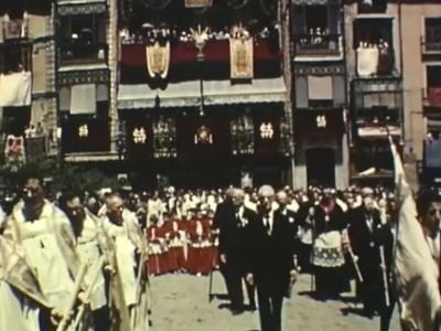 La Filmoteca Histórica Toledana comparte una temprana filmación a color del Corpus Christi de 1957