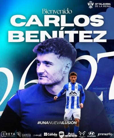 El CF Talavera refuerza su centro del campo con la llegada de Carlos Benítez