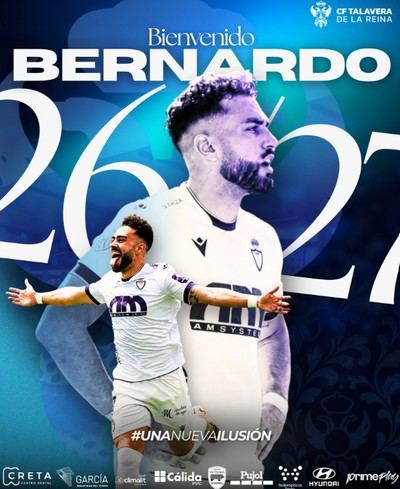 El CF Talavera refuerza su parcela ofensiva con Alberto Bernardo