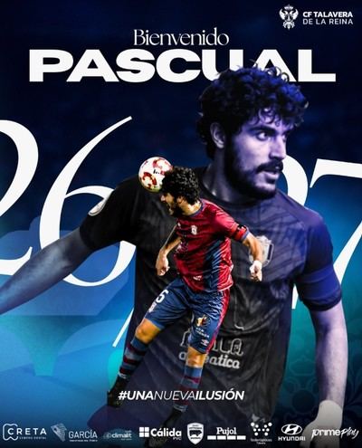 El CF Talavera incorpora al defensa Carlos Pascual Blasco para reforzar su línea defensiva