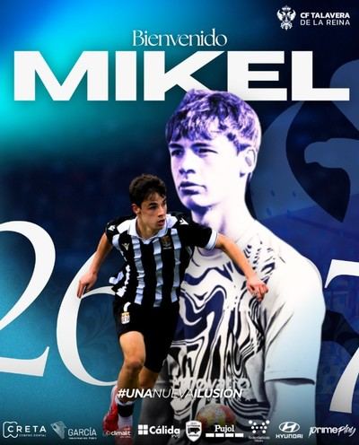 Mikel ya es blanquiazul: el Talavera incorpora talento para la mediapunta