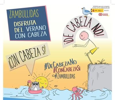 'Con cabeza sí, de cabeza no': el Hospital de Parapléjicos alerta del riesgo de las zambullidas imprudentes este verano
