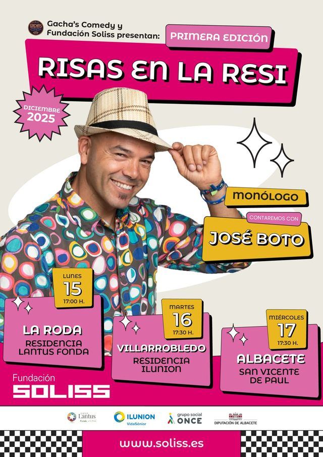 Fundación Soliss y Gacha’s Comedy lanzan “Risas en la Resi”