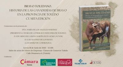 Toledo acogerá la presentación de la 4ª edición de “Bravo Toledano”, una obra clave sobre la ganadería de lidia en la provincia