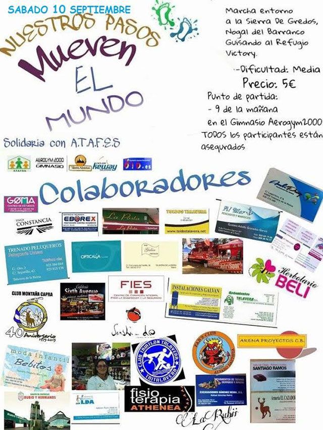 El gimnasio 'Aerogym 2000' organiza una marcha solidaria 