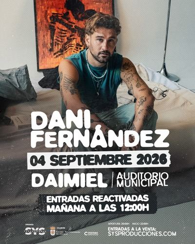 Nueva oportunidad para conseguir entradas de Dani Fernández en esta localidad de CLM