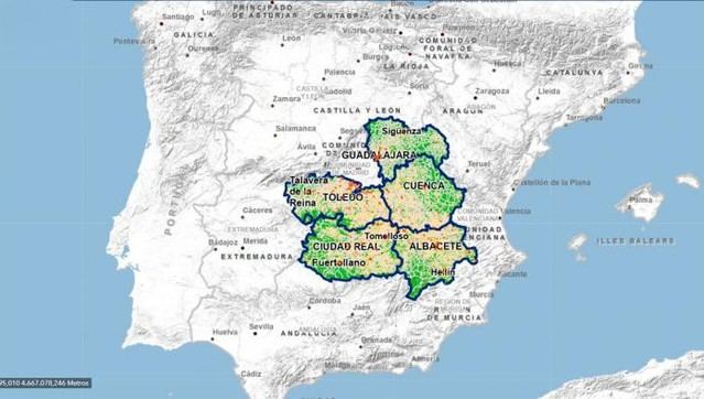 CLM colaborará con el Centro Nacional de Información Geográfica en la mejora de las líneas límite municipales