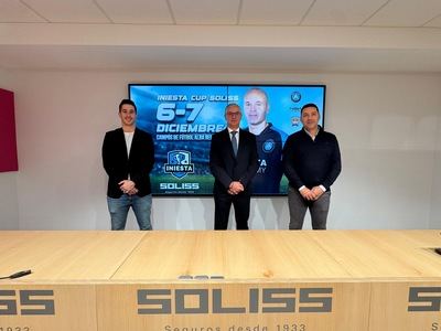Soliss Seguros renueva su compromiso y volverá a ser el patrocinador de la Iniesta Cup Soliss