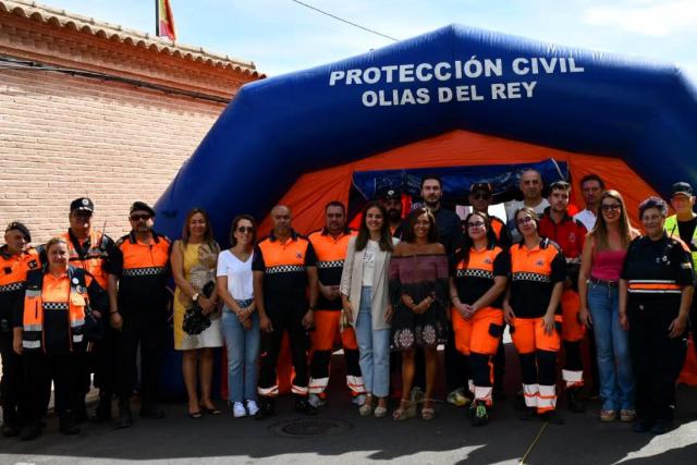 Felicitan a la Agrupación de Protección Civil de Olías del Rey