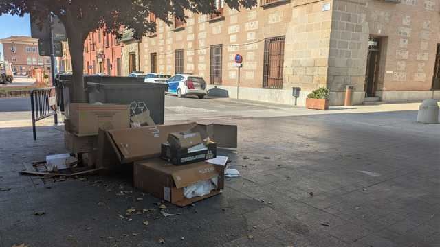 La basura sigue acumulándose en Talavera