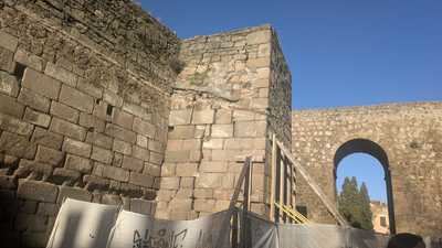 Piden revisar el estado de la muralla tras las fuertes lluvias y vientos de las últimas semanas