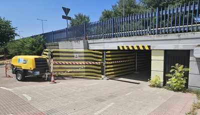 Comienzan las obras de mejora del paso subterráneo del Puente del Príncipe de Talavera