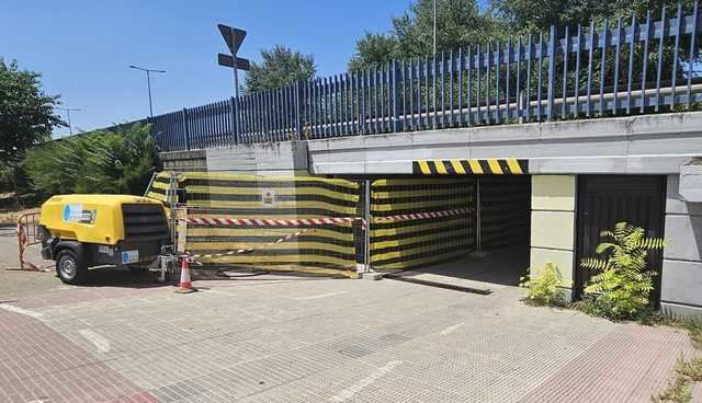 Comienzan las obras de mejora del paso subterráneo del Puente del Príncipe de Talavera