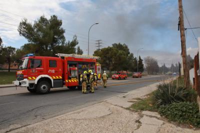Una mujer y un hombre hospitalizados tras un incendio en Toledo