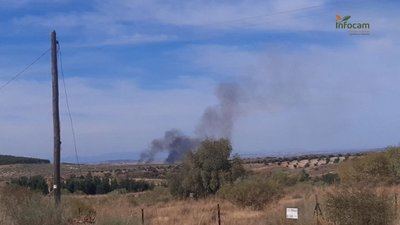 Otro incendio en un pueblo de Toledo: medios aéreos y terrestres luchan contra el fuego