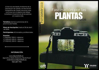 La Diputación de Toledo convoca el primer concurso de fotografía “Fascinación por las plantas”