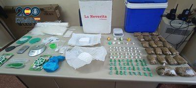 Desarticulado un grupo que traficaba con droga desde un trastero del Polígono de Toledo