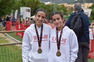 Silvia López y Ana Gálvez se proclaman campeonas de España en los universitarios de atletismo