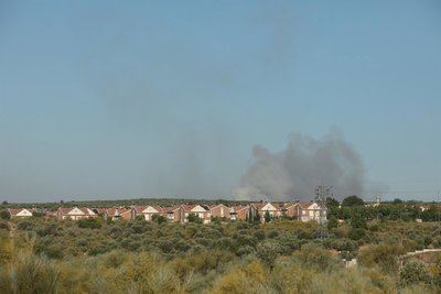 Descienden a nivel 1 el incendio de la Academia de Infantería de Toledo