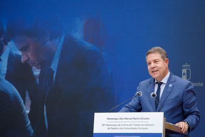 García-Page lidera el foro sobre los 40 años de España y Portugal en la UE