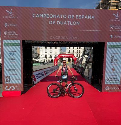 Gonzalo García Alcaide logra el bronce en el Campeonato de España de Duatlón Sprint