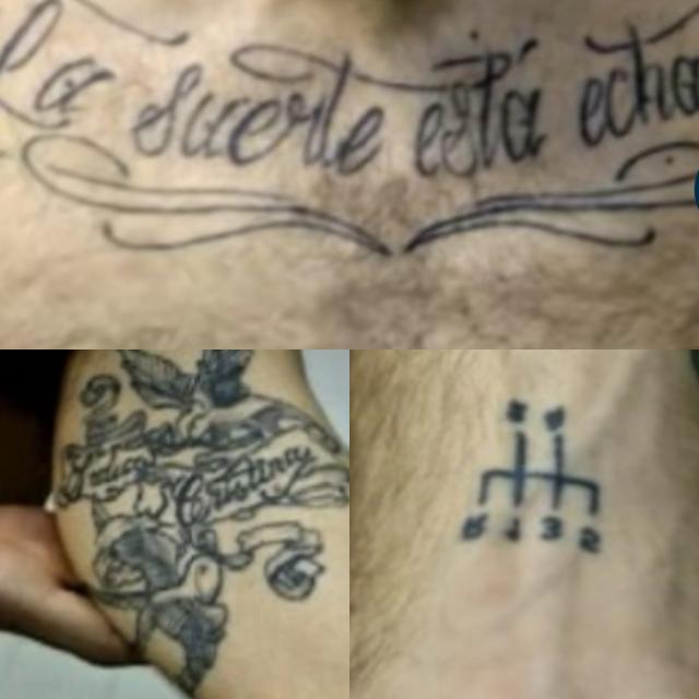 'Si ves estos tatuajes llama a la Policía Nacional'