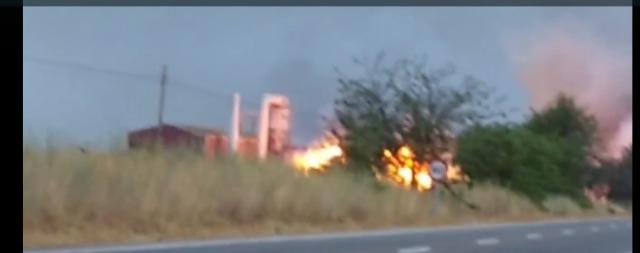 Incendio en Calera y Chozas 