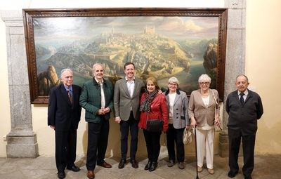 Toledo rinde homenaje a Juan José Morera Garrido con la instalación de su obra ‘Vista de Toledo desde el Valle’
