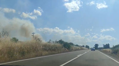 Un incendio forestal en Alcaudete de la Jara moviliza a 33 efectivos y 7 medios en su fase inicial
