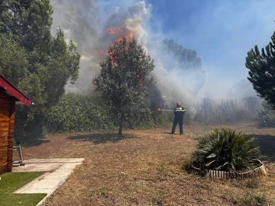 Extinguido el incendio en El Casar de Escalona gracias a la cooperación entre vecinos y servicios de emergencia