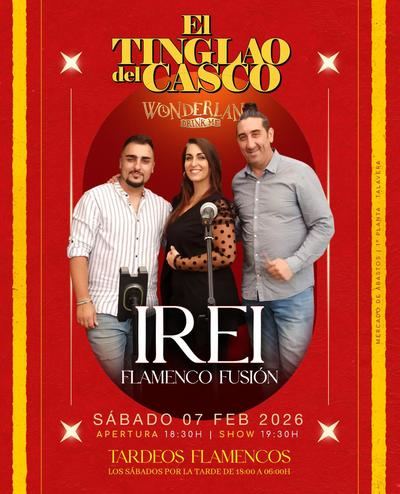 No te pierdas la actuación de 'Irei' este sábado en Wonderland