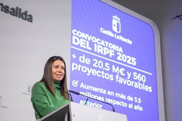IRPF 2025: CLM multiplica por dos la financiación de proyectos sociales