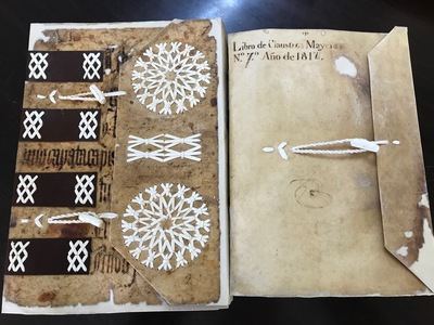 Restauran dos libros de la antigua Universidad de Toledo para su consulta en el Archivo Histórico Provincial