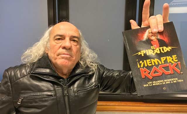 El Pirata cuenta sus secretos en su nuevo libro '¡Siempre rock!