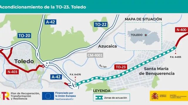 Caos por obras sin aviso: Toledo exige coordinación al Ministerio de Fomento