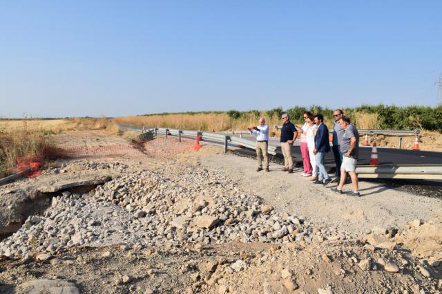 El Gobierno regional avanza en las obras de emergencia de las carreteras afectadas por la DANA en la comarca de La Sagra
