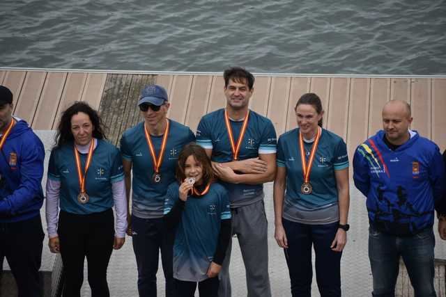 MI Rowing hace historia: primera medalla nacional de yolas para Castilla-La Mancha