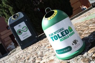 Toledo impulsa el reciclaje de vidrio en el Casco Histórico hasta las 30 toneladas
