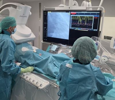 El Hospital Quirónsalud Toledo realiza con éxito el primer cateterismo en su nueva sala de Hemodinámica
