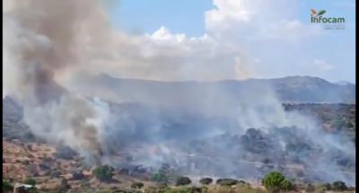 Nivel 1 de peligrosidad: Declarado un incendio forestal en un pueblo de Toledo