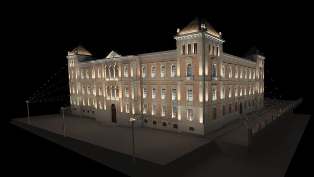 Luces LED multicolor transformarán la fachada del Palacio Provincial